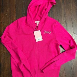 Juicy Couture Fuchsia Zip-Up Jacket